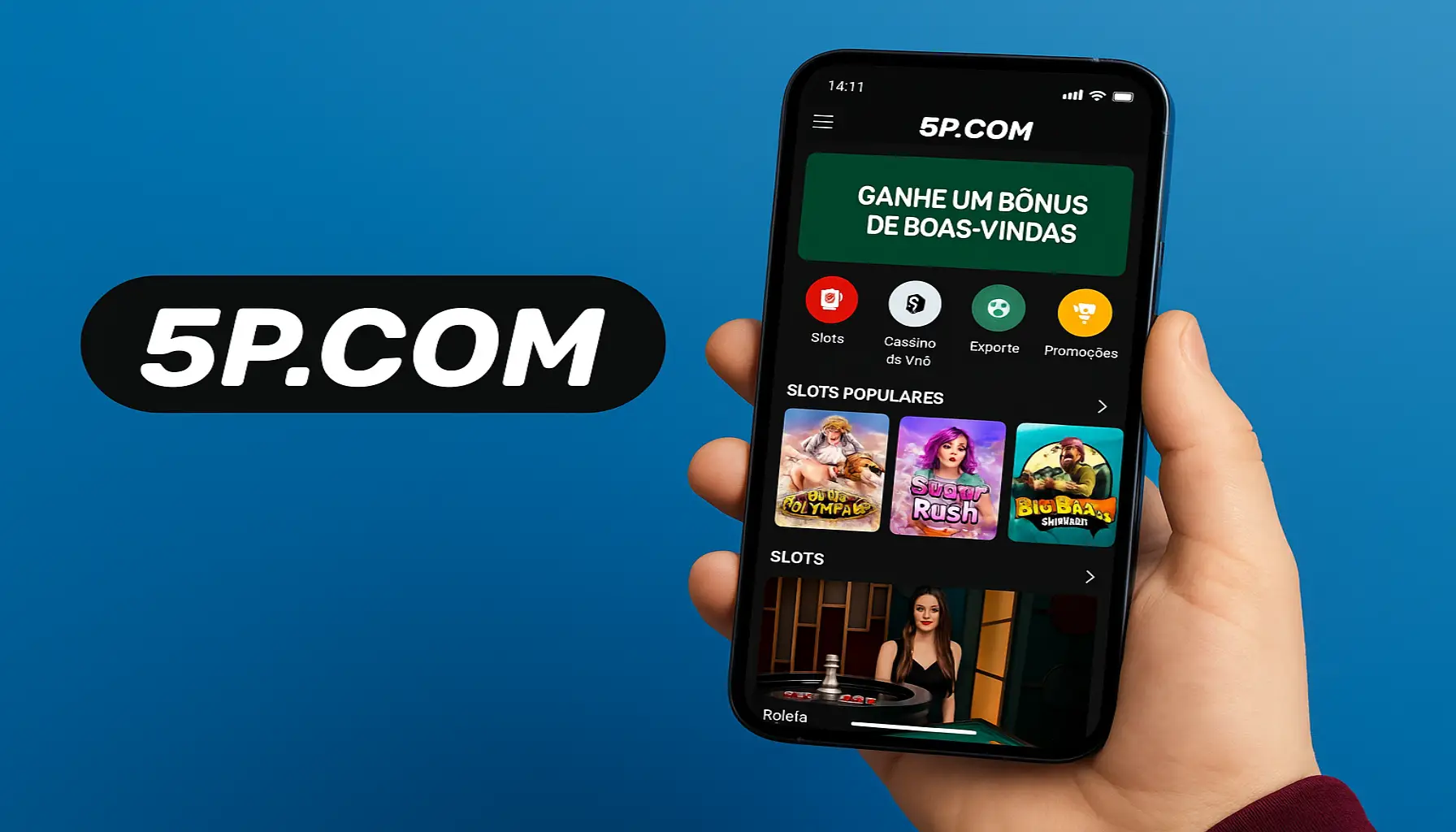 Baixar o 5P.COM Cassino App