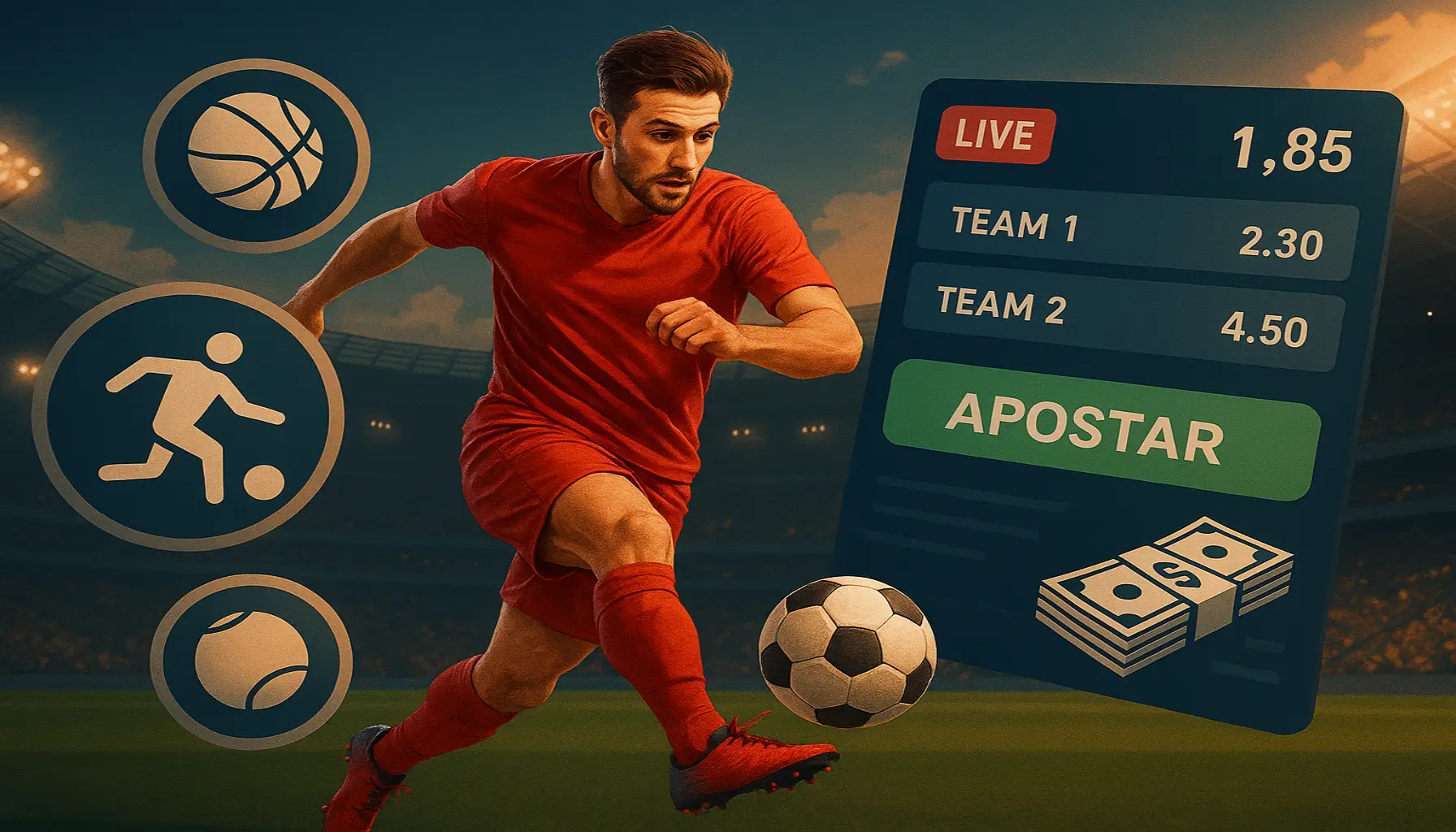 Apostas esportivas no cassino online 5P.COM